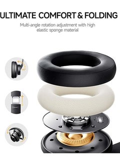 General Picun B8 Bluetooth Headset, 120 Hours Wireless Bluetooth Headset with 3 Equalization Modes, Low Latency, Hands-Free Calling, Travel, Home  - Image 4