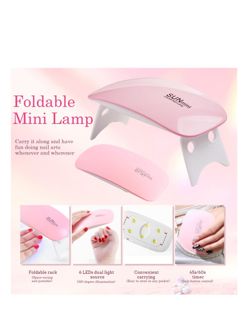 Nail Gel Polish Set Multicolour,Beginners with Everything Nail Art DIY (25PCS) - Image 2