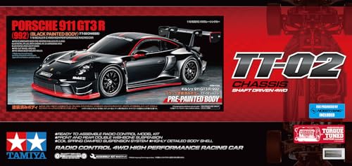 Tamiya تامييا 47512 110 RC بورش 911 GT3R 992 سيارة نموذجية متحكم بها عن بُعد مجموعة بناء الهوايات - Image 5