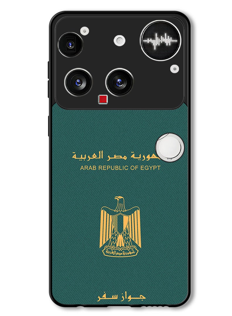 Theodor Case Compatible with Nothing Phone (3) 6.67 Inch Protection Shockproof Bumper Cover Egypt Passport - Image 1