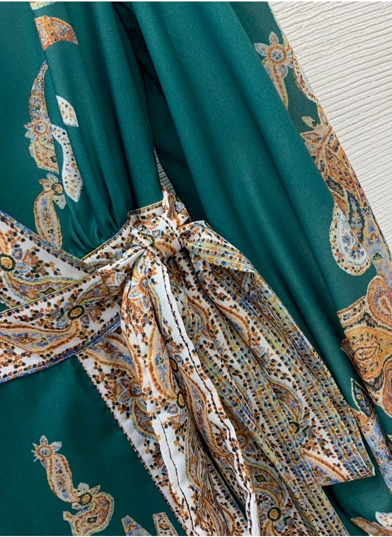 Zim dress Palace style silk floral dress Bohemian Australia designer