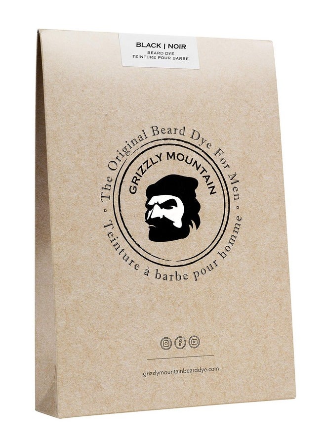 Grizzly Mountain Grizzly Mountain Beard Dye - Organic & Natural Black Beard Dye  - Image 1
