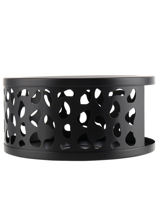 HOIGON 3 PCS Teapot Warmer, Stainless Steel Brushed Tea Pot Warmer Base with Tealight Candle Holder, Black - Image 5