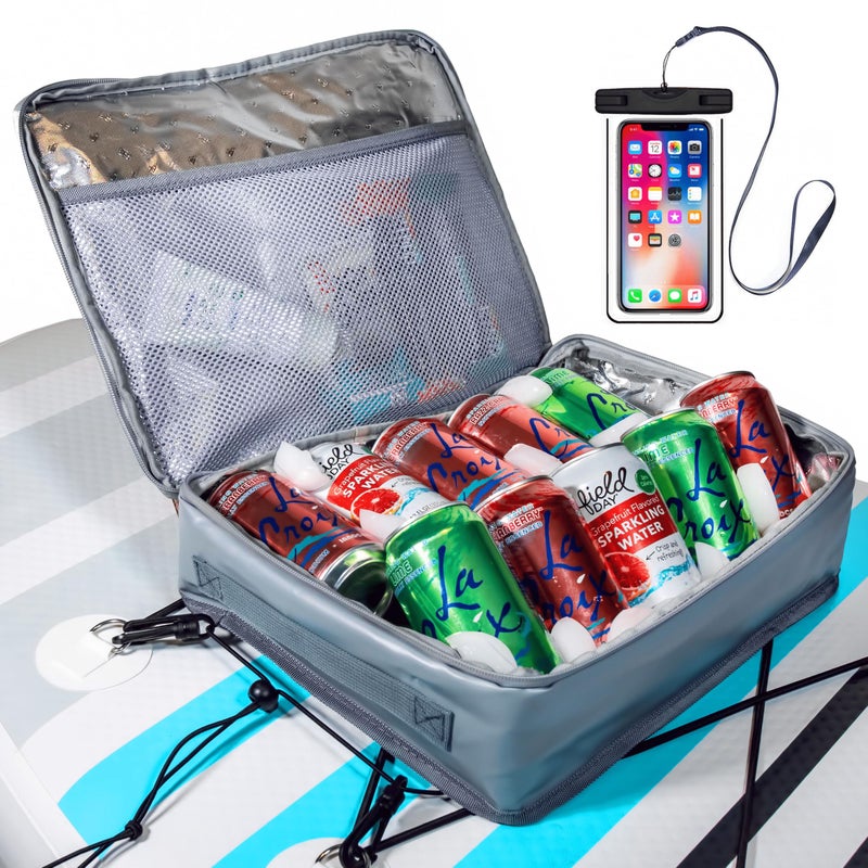 SUP-Now Paddle Board Accessories Cooler with Waterproof Phone Case – Essential SUP Accessories for Paddleboarding - Image 1