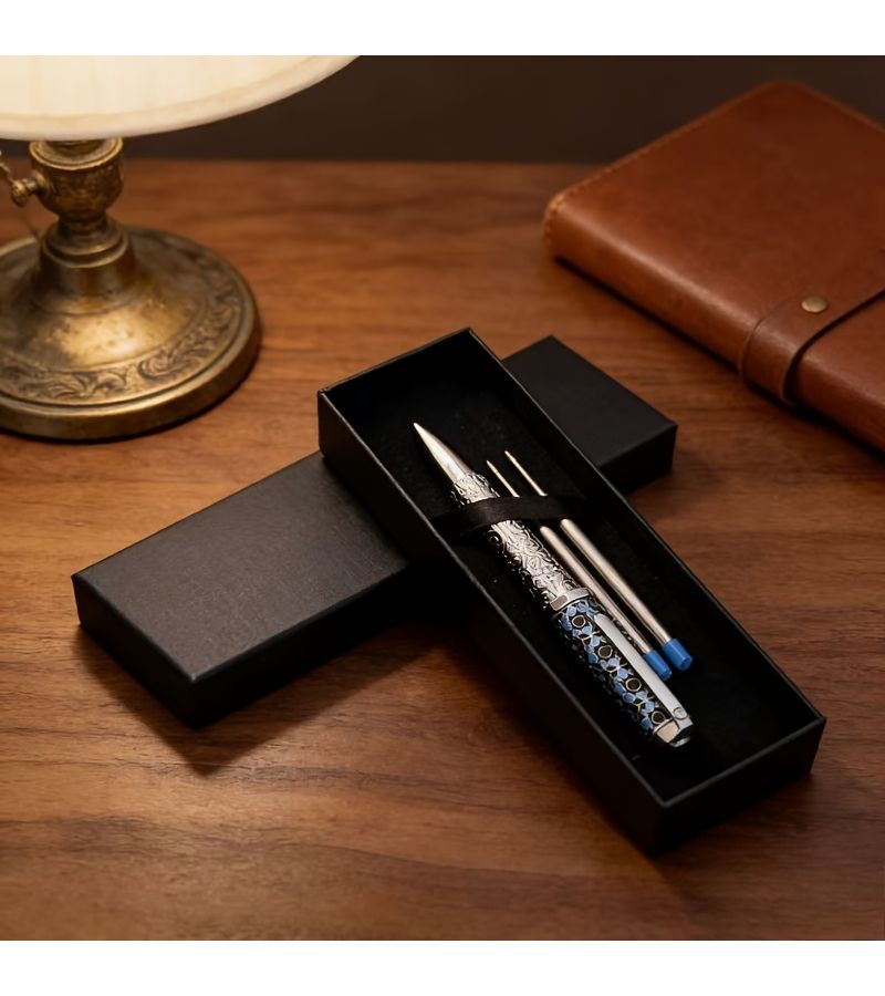 Rose Golden Smooth Fountain Pen With Gift Box for Business Gifts Daily Writing - Image 4