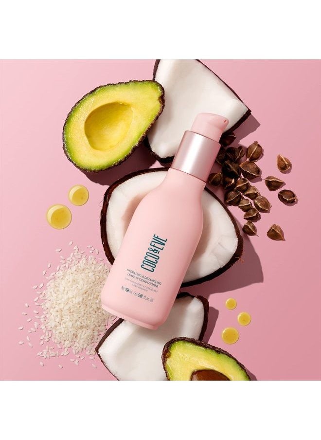 COCO & EVE - Hydrating & Detangling Leave-In Conditioner. Coconut, Avocado Oil, Vitamin A & E to Nourish, De-frizz, Detangle, Minimise Breakage & Split Ends. (5.07 fl oz) - Image 1
