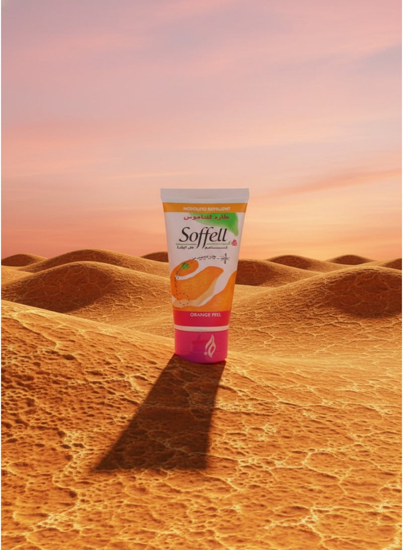 Soffell Mosquito Repellent Cream Orange peel  50ml - Image 4