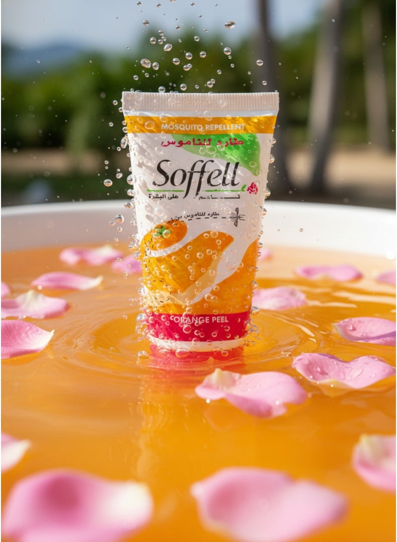 Soffell Mosquito Repellent Cream Orange peel  50ml - Image 3