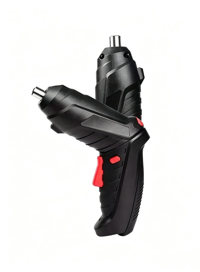 Rechargeable Electric Screwdriver, Foldable Cordless Screwdriver, 4.2V High Torque Lithium-Ion Power Screwdriver with LED Light & Bits Set, Ideal for Home Furniture Repair & DIY - Image 3