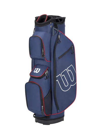 Wilson Prostaff Golf Cart Bag, Navy/Red