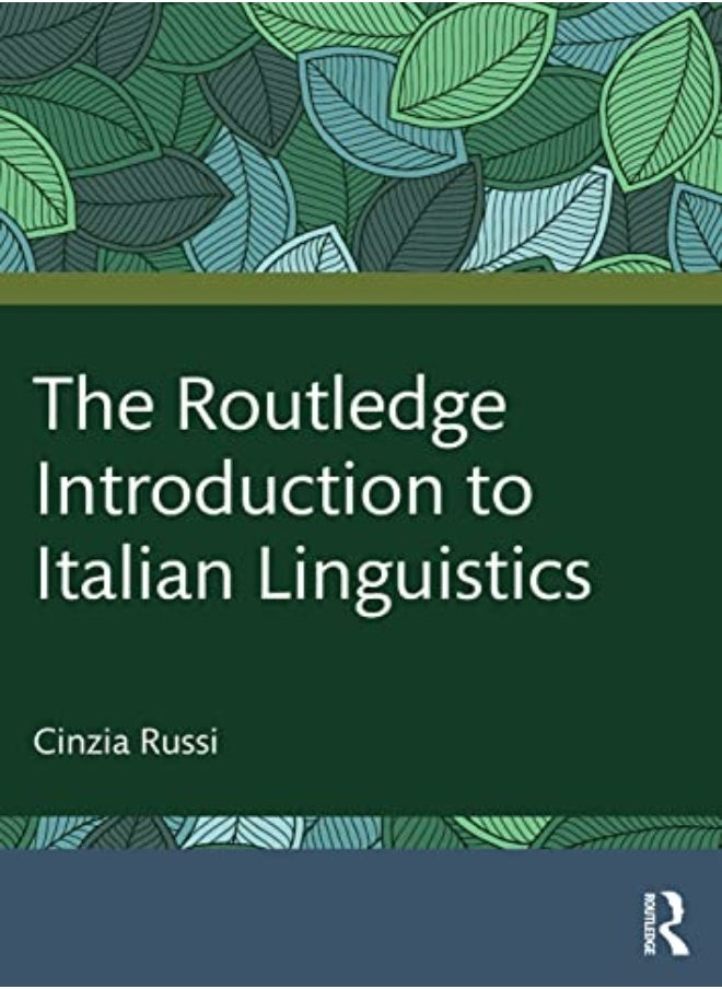 Routledge Introduction To Italian Linguistics by Cinzia Russi Paperback 