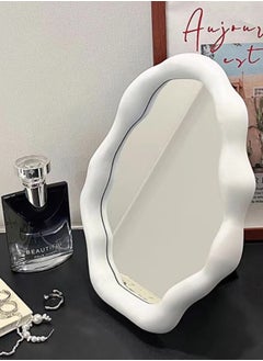 ShebSheb Irregular Mirror,Cloud Makeup Mirror with Wall Hooks and Stand,Desktop Vanity Mirror for Bedroom, Living Room and Office  - Image 4