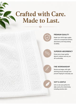 White Face Towel Sets