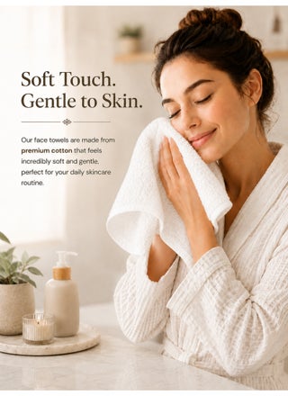 White Face Towel Sets