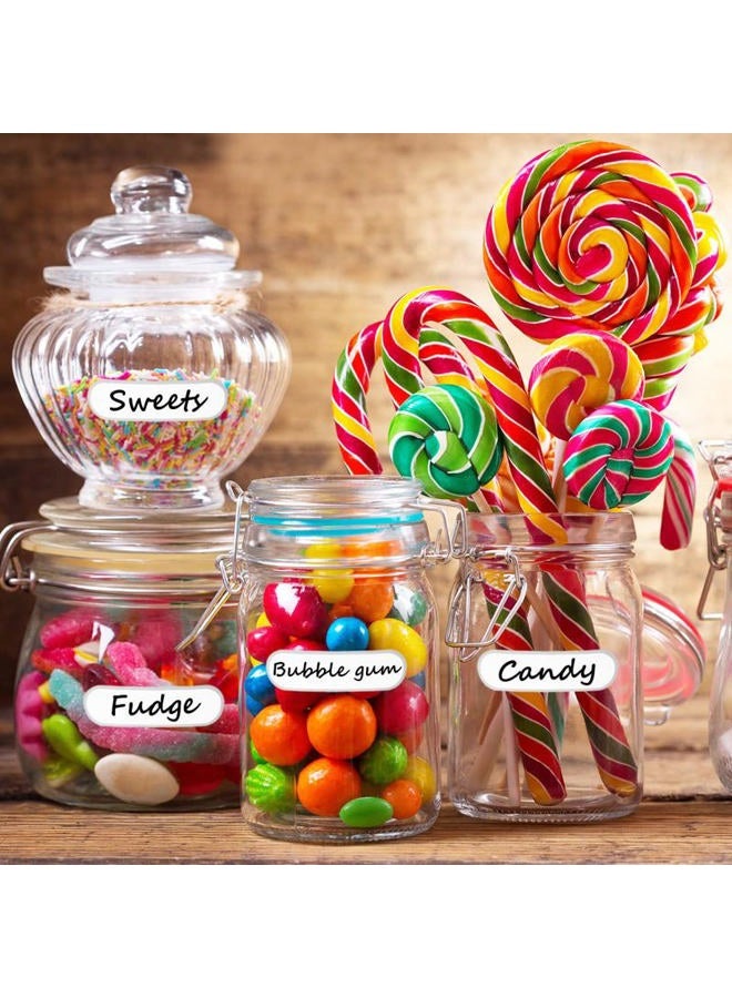 Outus 132 Pieces Removable Food Label Stickers Adhesive Pantry Label Stickers Waterproof Containers Labels with Marker Pen for Food Storage, Home Organization, 3 Sizes - Image 5