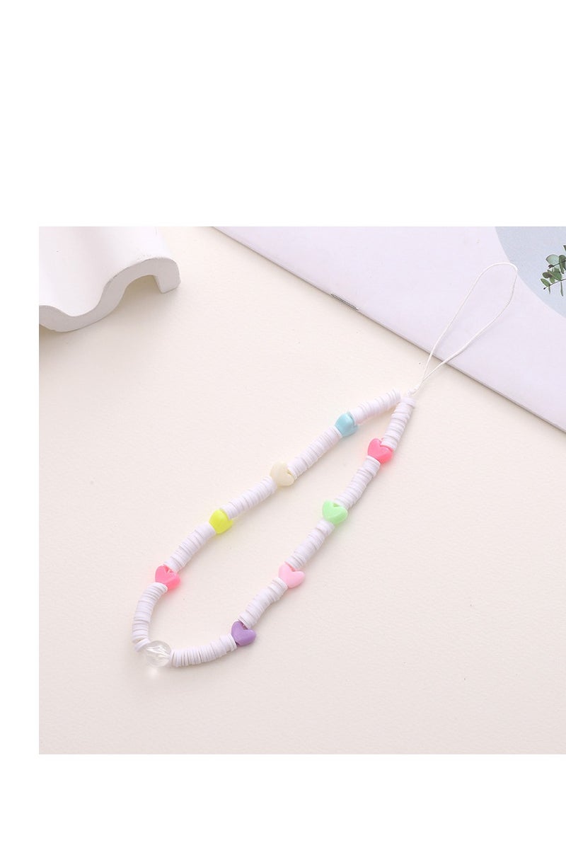 NIBEMINENT Phone Charm/ Chain Strap for Women Girls, Cute Cartoon Cell Phone Case Lanyard Wrist Strap