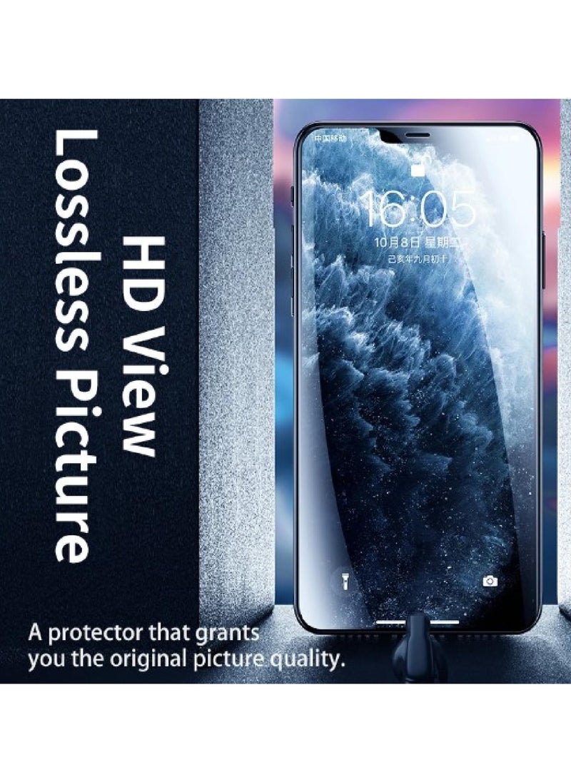 Remax Mena Screen Protector Full Tempered Glass Curved Screen Privacy Film Lossless Picture Quality for iPh 15 ProMax 6.7 clear  - Image 4