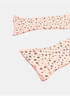 giggles LEGGING POWDER PINK DOTTED Baby Girls  - Image 4