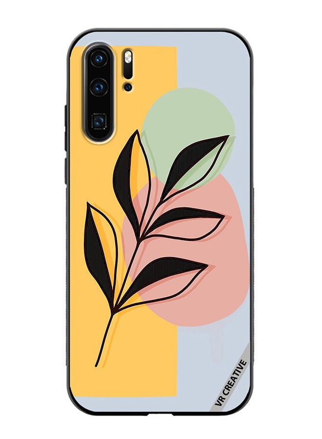 VR CREATIVE Protective Case Cover For Huawei P30 Pro Abstract Shapes And Floral Design Multicolour - Image 1