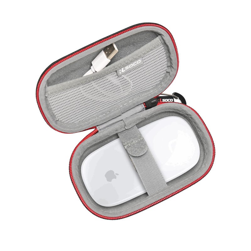 RLSOCO Hard Case for Apple Magic Mouse 21 3 for Microsoft SurfaceModernDesigner Mobile Mouse Compact Design with YKK Zipper Scratch Protection Case Only - Image 2