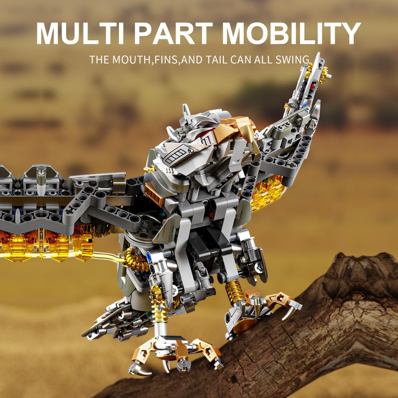 TOY PLAYER Ideas Mechanical Eagle Building Set with Light, Compatible with Lego Animal, Rotatable Eagle Building Blocks Toy for Adults, STEM Gift for Girls Boys Teens Age 12+ (1168 PCS) - Image 5