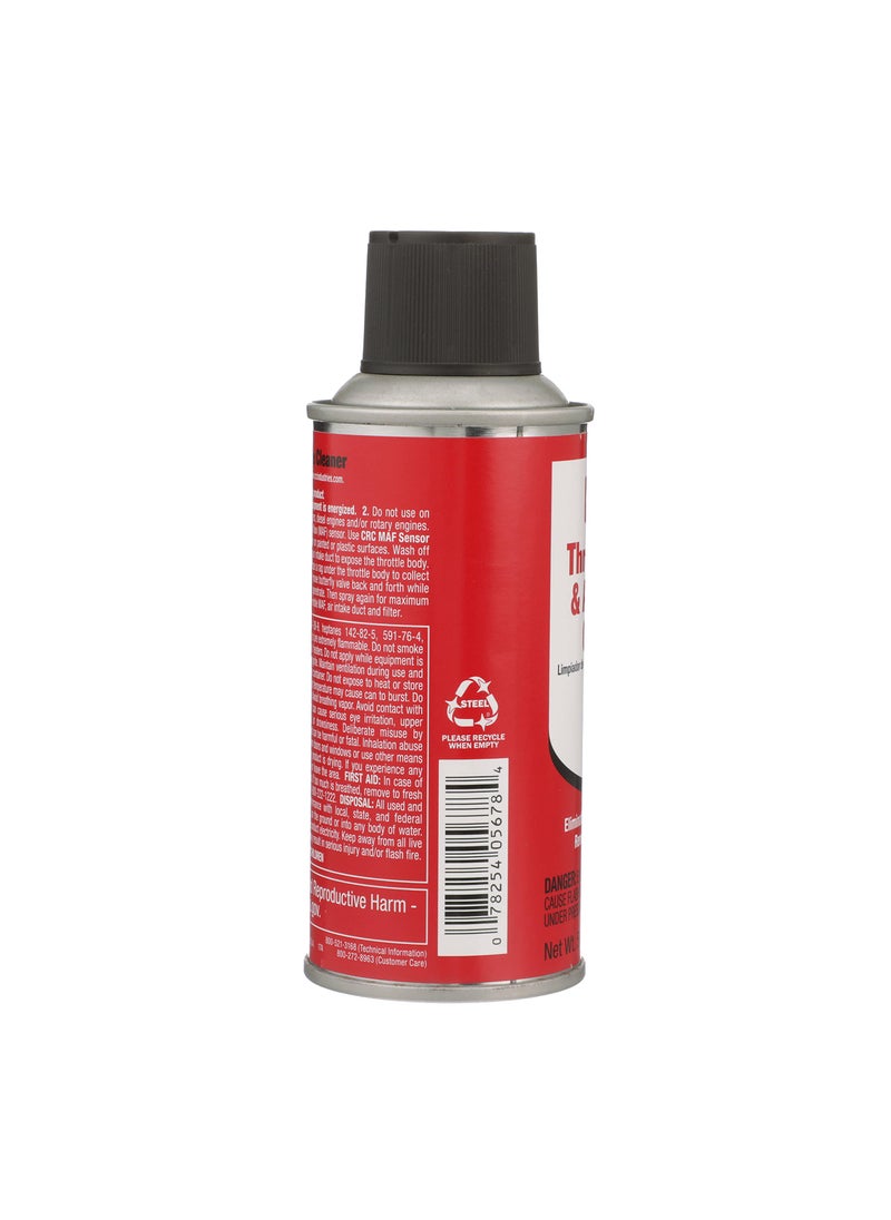 CRC CRC Throttle Body & Air Intake Cleaner 05678 – 5 WT OZ, Cleaner for All Fuel Injected Gasoline Engines  - Image 4