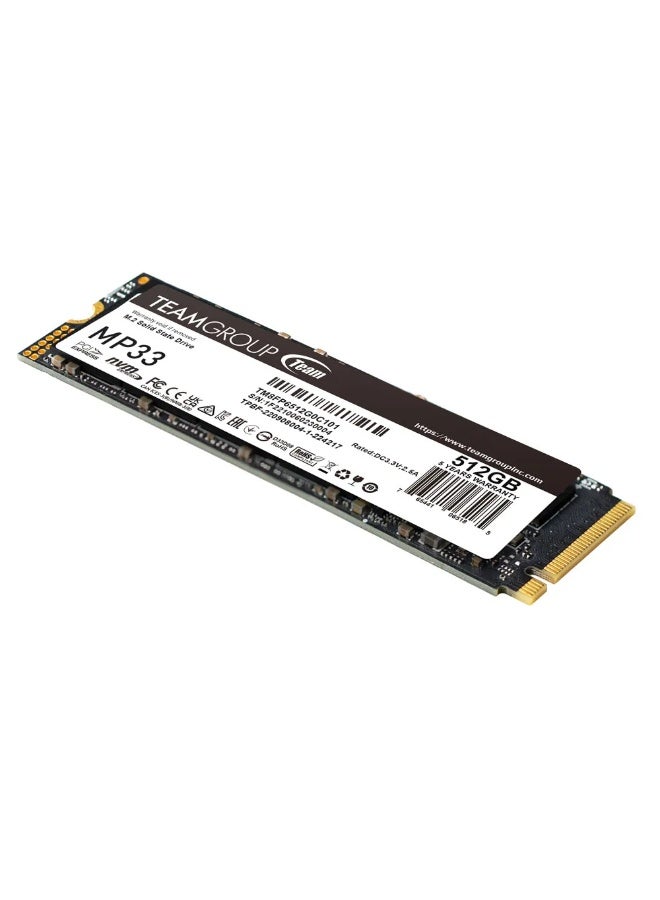TeamGroup تيم جروب MP33 512GB M.2 PCIe 3.0 x4 مع NVMe 1.3 محرك أقراص ثابت داخلي SSD 1800MB/s قراءة، 1500MB/s - Image 4
