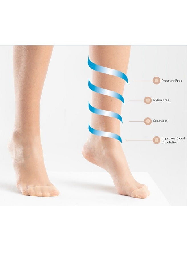 bonnysilver Diabetic Crew Women Silver Socks - Full Protection - Image 4
