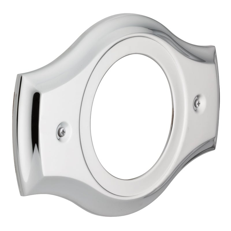 Moen 1920 Remodeling Shower Cover Plate for 3-Handle to 2-Handle Shower Updates, Chrome - Image 1