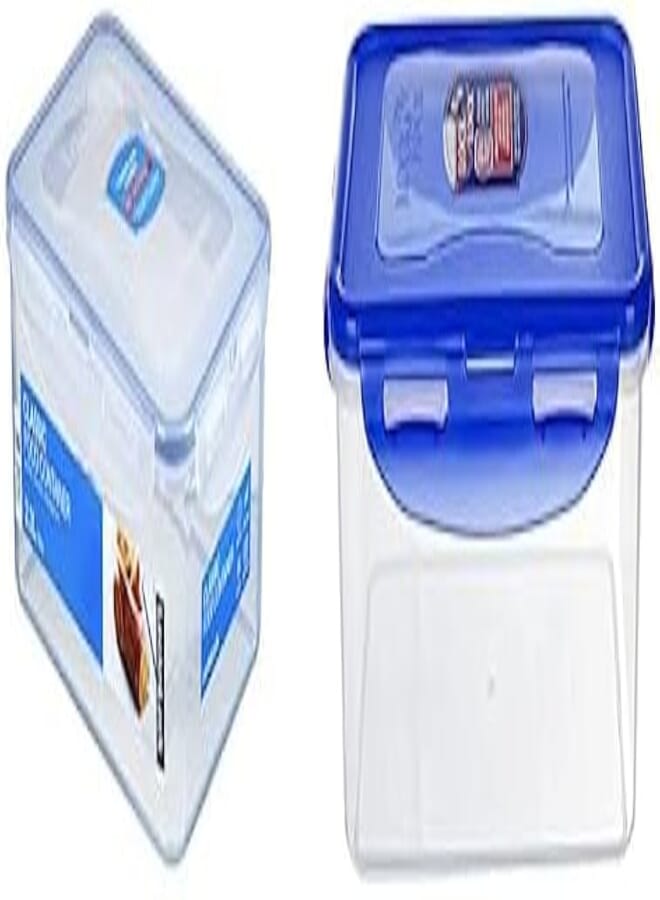 LocknLock Rectangle Plastic Container 2.3L+LocknLock HPL817H Rectangular Food Container 1.4 Liter, Assorted colors