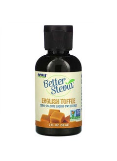 Now Foods NOW Foods, Better Stevia, Zero-Calorie Liquid Sweetener, English Toffee, 2 fl oz (59 ml)  - Image 2