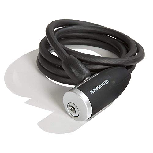 WordLock CL-581-BK WLX Hex MatchKey Cable Bike Lock, Black, 8mm/5-Feet - Image 4