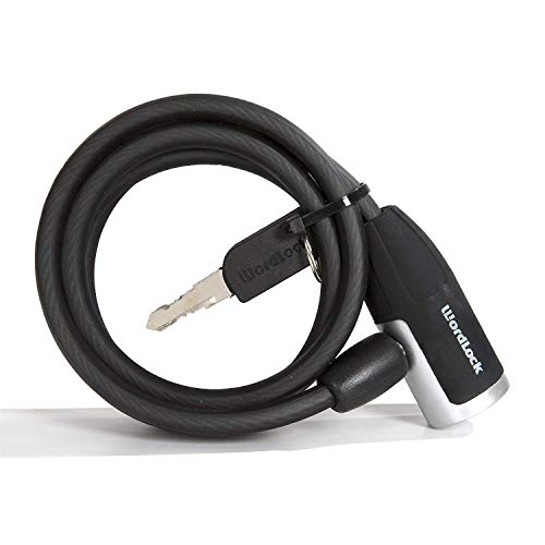 WordLock CL-581-BK WLX Hex MatchKey Cable Bike Lock, Black, 8mm/5-Feet - Image 1