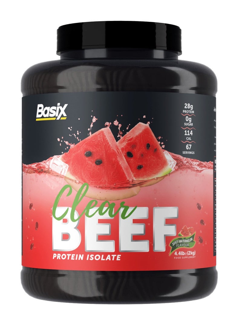 باسيكس كلير بيف بروتين ايزوليت - بطيخ - (4.4 باوند) - Image 1