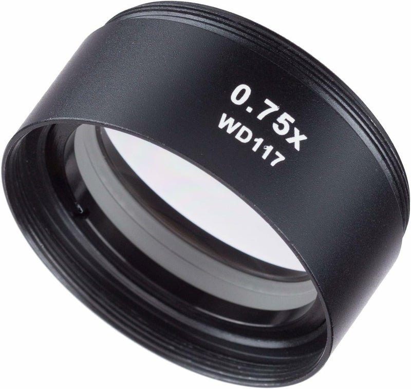 AmScope ZM07 0.7X Barlow Lens For ZM-Series Stereo Microscope Heads, 48mm Diameter Mount - Image 2