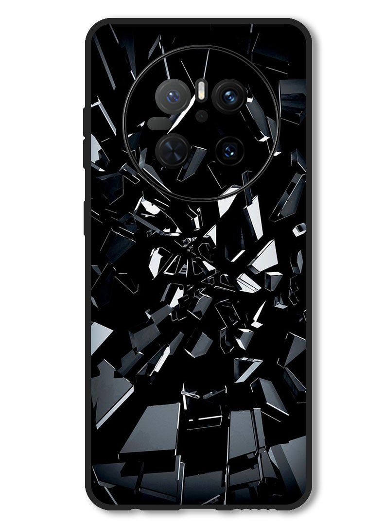 Theodor Case Compatible with Huawei Mate 70 Protection Shockproof Bumper Cover Black 1 - Image 1