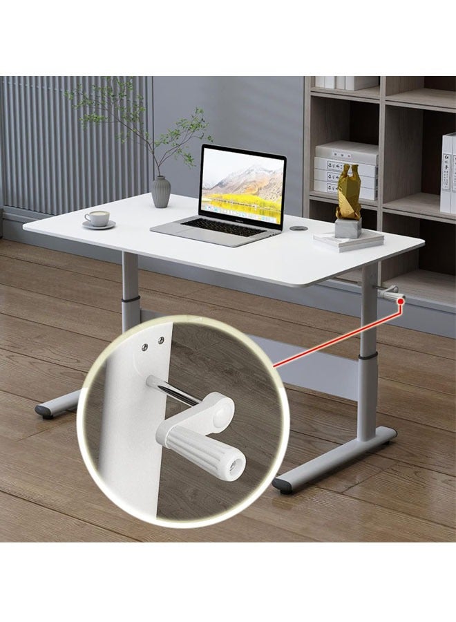 keke Adjustable Hand-Crank Computer and Laptop Desk  for Home and Office 100 X 60 Cm - Image 5