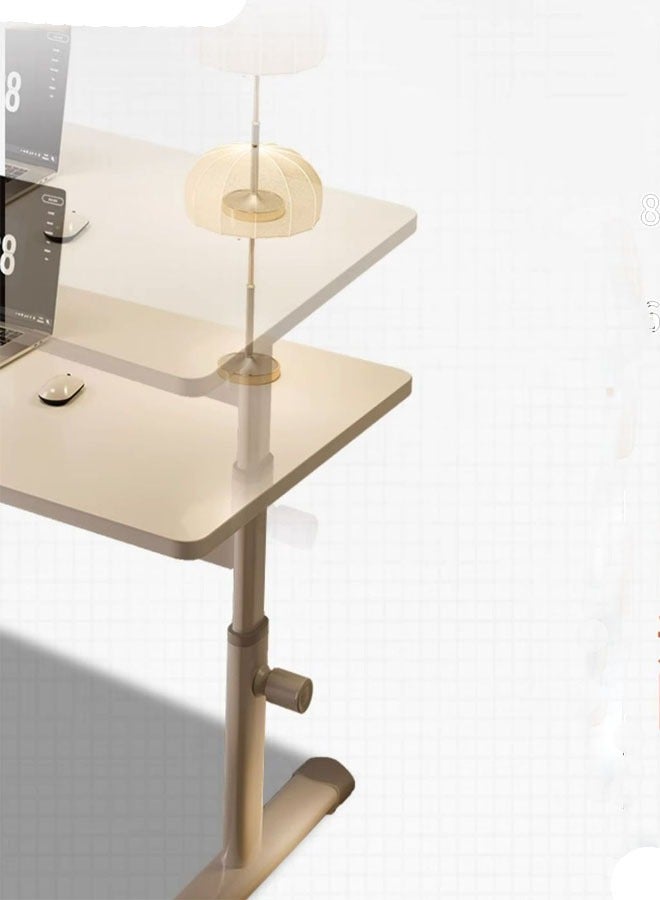 keke Adjustable Hand-Crank Computer and Laptop Desk  for Home and Office 100 X 60 Cm - Image 2