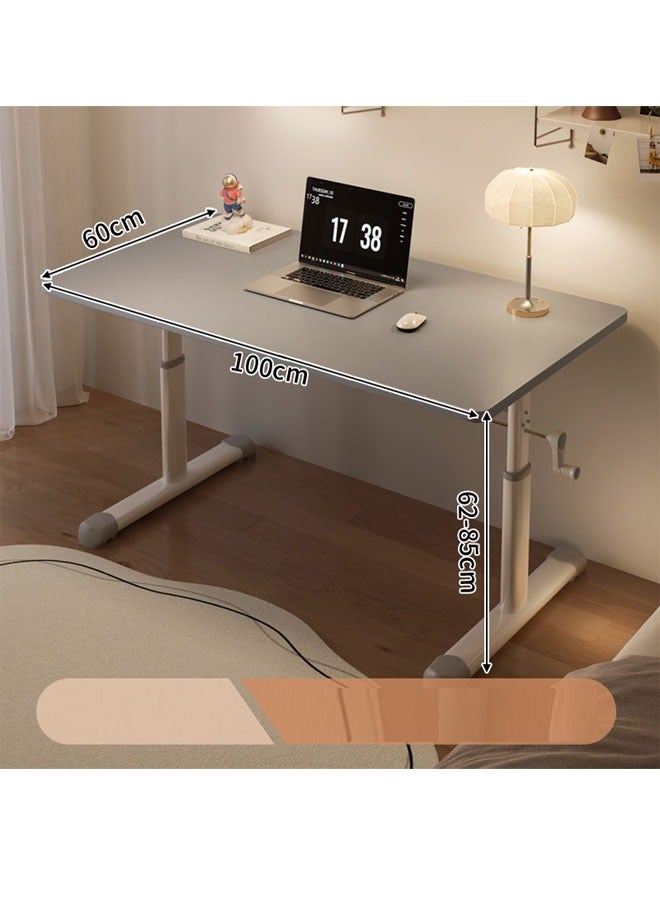 keke Adjustable Hand-Crank Computer and Laptop Desk  for Home and Office 100 X 60 Cm - Image 1
