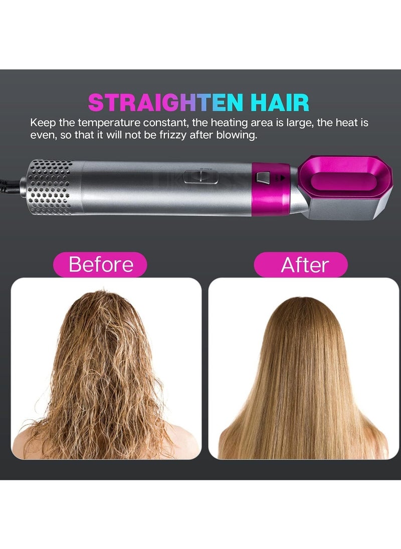 BJollys - Hair Dryer Styler Hair Curler Brush set 5 in 1 Straightener Volumizer Hair Brush Styling Kit For Ladies - Image 1