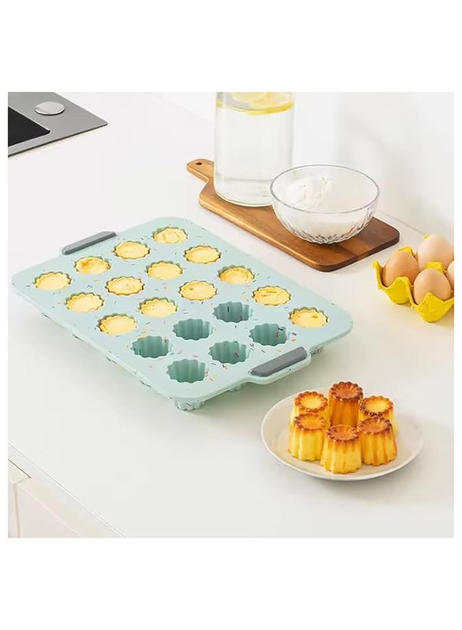 Master Gold Silicone Cupcake Mold with 20 Cups | Silicone Muffin Pan | Perfect Baking Tools for Cupcakes, Jelly, Gelatin, Baking, Cake | Easy to Use Non-Stick Cake Pan - Image 4
