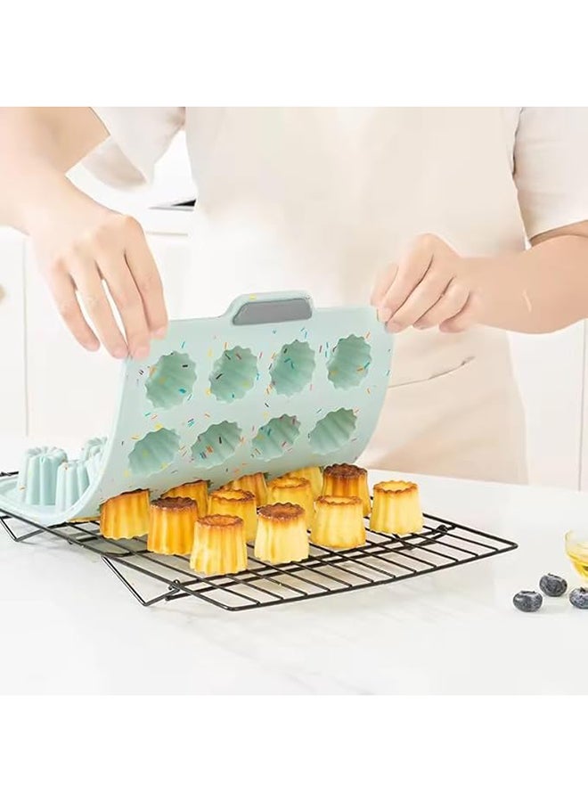 Master Gold Silicone Cupcake Mold with 20 Cups | Silicone Muffin Pan | Perfect Baking Tools for Cupcakes, Jelly, Gelatin, Baking, Cake | Easy to Use Non-Stick Cake Pan - Image 2