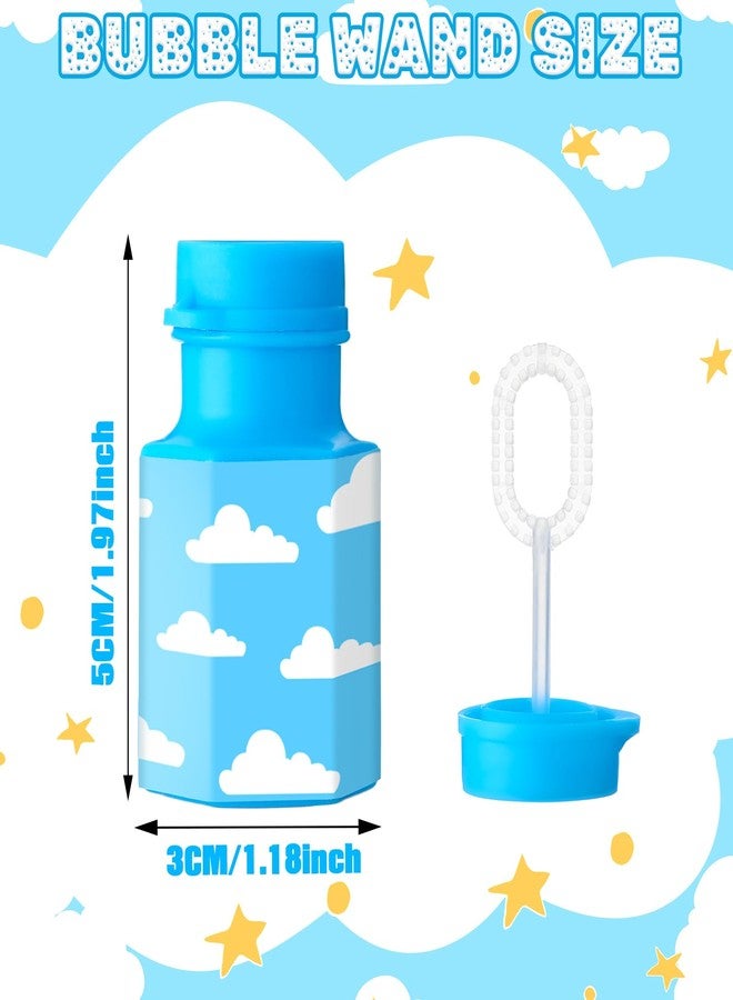 Rotatingpals 24 Pack Bulk Bubble Wands Cartoon Party Supplies Theme Birthday Party Supply Cartoon Theme Birthday Bag Stuffers Supplies Decorations for Adults(Wand,Hexagon Bottles) - Image 4