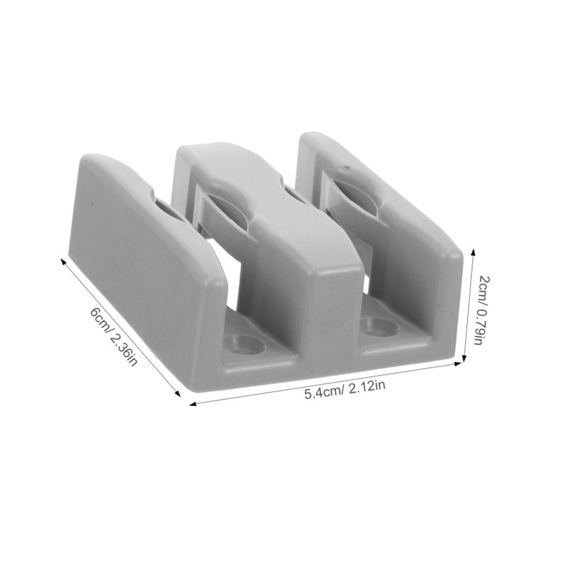 3 Pack Shower Door Bottom Guides Glass Swing Stopper For Sliding Doors Easy Installation - Image 3