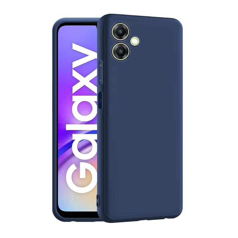 Cedo Samsung Galaxy A05 / F05 / M05 (4G) Back Cover | Camera Bump Protection & Inner Velvet Fabric Lining | Ultra Slim Matte Soft Rubberised Case Cover (Blue) - Image 1