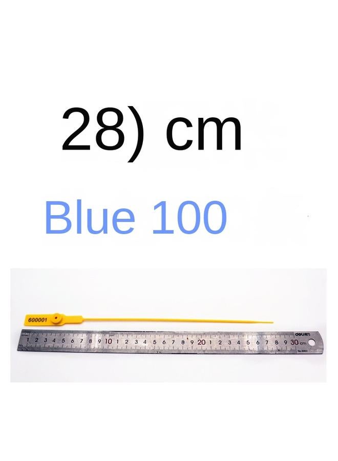 Bluejw Plastic Seal Truck Tie Disposable Lead Seal Logistics Seal Anti-theft Anti-transfer Buckle Container Tank Lock  - Image 1