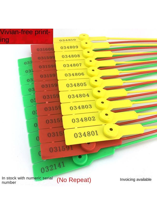 Bluejw Plastic Seal Truck Tie Disposable Lead Seal Logistics Seal Anti-theft Anti-transfer Buckle Container Tank Lock  - Image 2