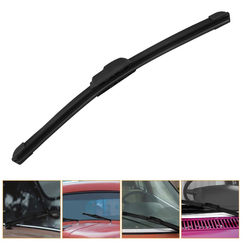 Quiet Boneless Windshield Wiper Blades Premium Rubber Easy Installation All Season Replacement - Image 5