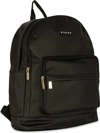 SISLEY Black Unisex Backpack 12913