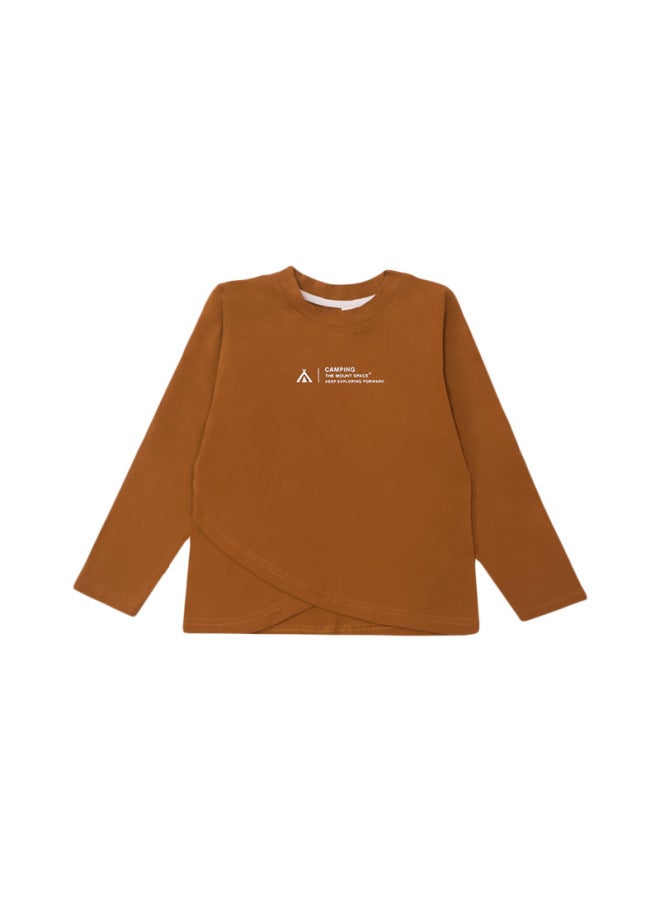 Girls' Long-sleeved T-shirt Anguyuanbao Kidsren's Clothing Kidsren's Design Tops Soft And Skin-friendly Energetic Cotton Girls' Clothes
